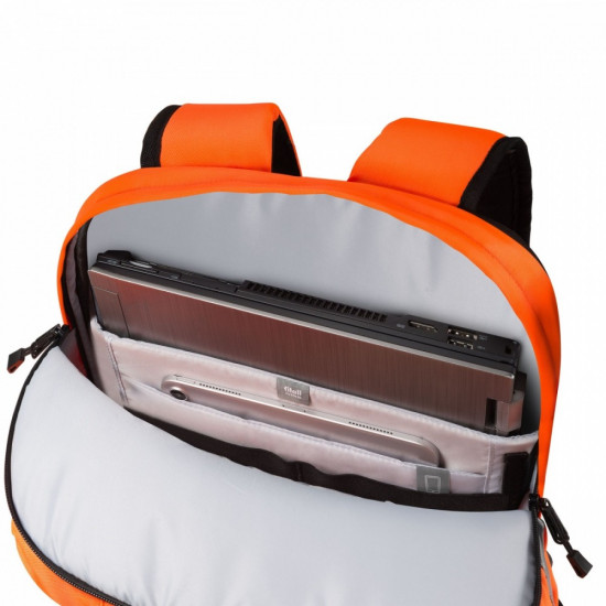 Laptop 17.3 inches backpack Hi-VIS 32-38l orange