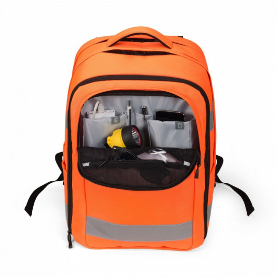 Laptop 17.3 inches backpack Hi-VIS 32-38l orange