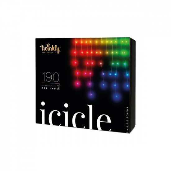 Twinkly Icicle 190 LED RGB