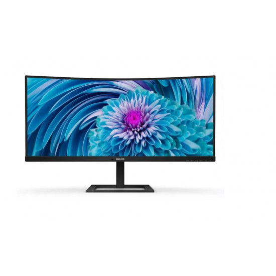 Monitor 346E2CUAE 34 inch VA Curved HDMI DP USB-C, height adjustment