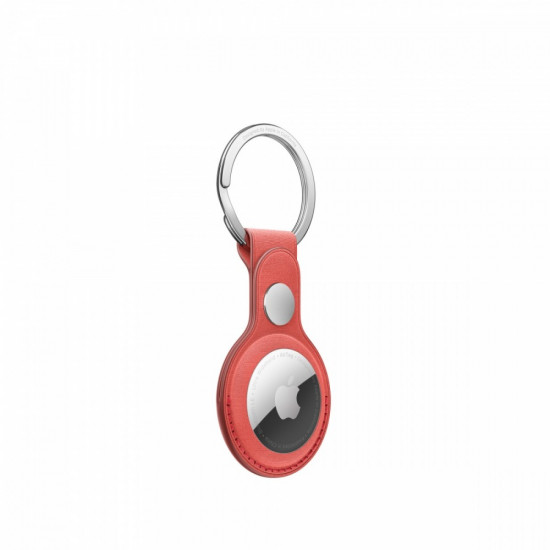 AirTag FineWoven Key Ring - Coral