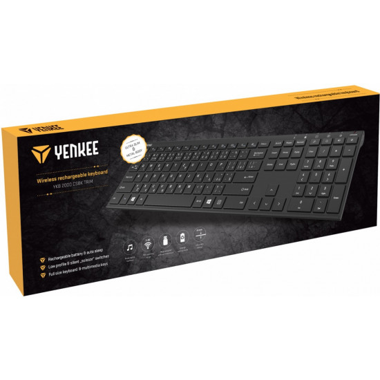 Wireless keyboard YKB 2000 CSBK