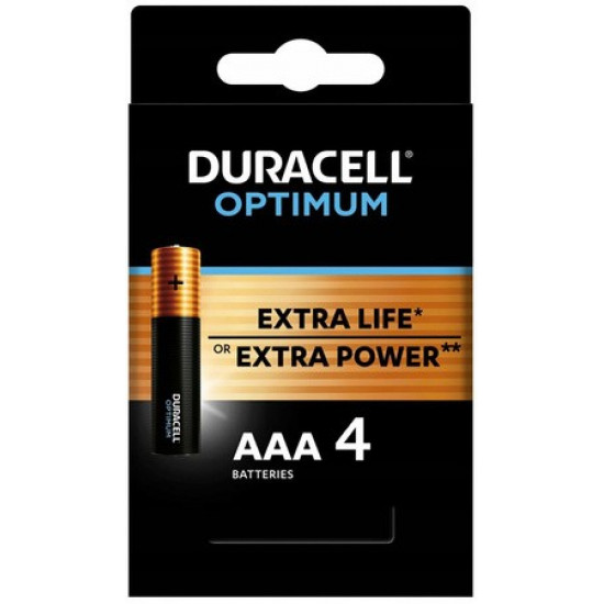 Optimum AAA LR3 batteries blister 4 pieces