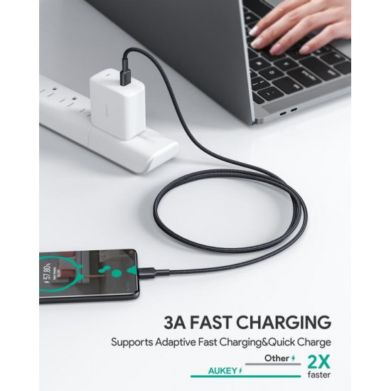 AUKEY CB-CC1 OEM ultraf ast nylon Quick Charge