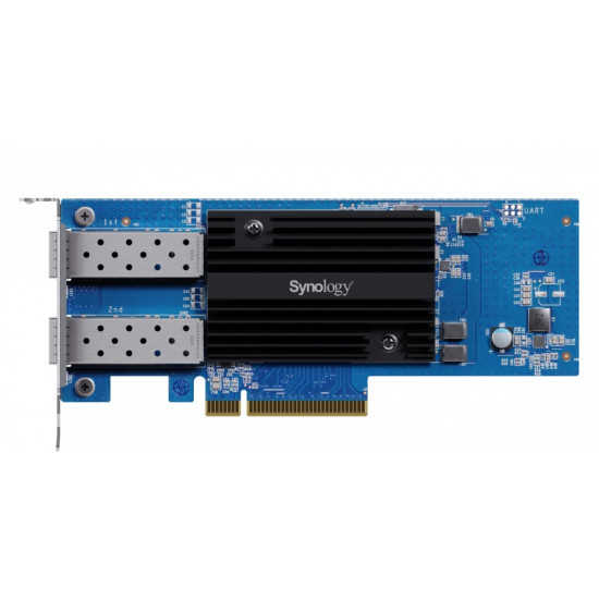 Dual-port 25GbE SFP28 add-in card for Synology systems 