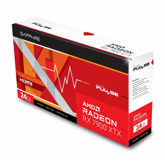 Graphic card Radeon RX 7900 XTX Pulse 24GB DDR6 384bit 2DP/2HDMI