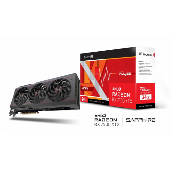 Graphic card Radeon RX 7900 XTX Pulse 24GB DDR6 384bit 2DP/2HDMI