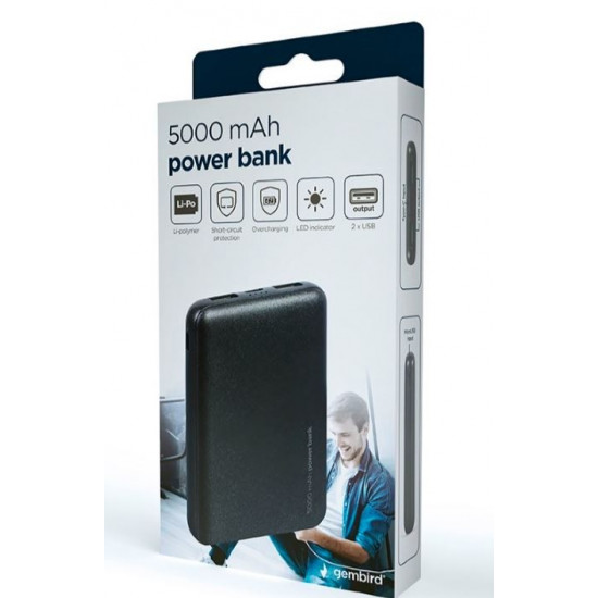 PowerBank 5000 mAh black