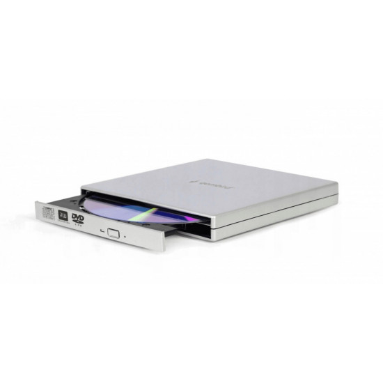 External DVD Writer DVD-USB-02-SV Silver