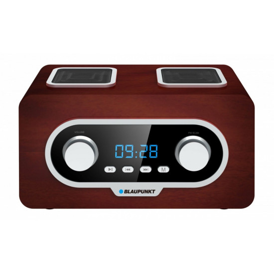 Portable FM Radio PLL SD/USB/AUX with battery and clock