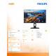 Monitor 23.8 inch 246B1 IPS HDMIx2 DP USB-C Pivot