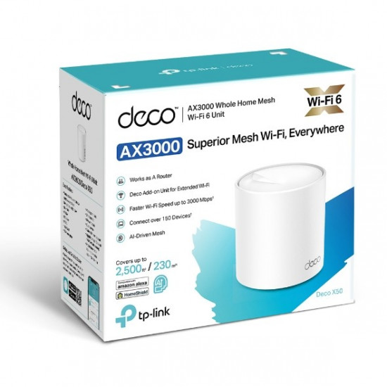 Wi-Fi system Deco X50 (1-pack) AX3000