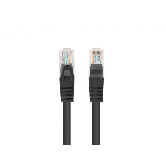 Patchcord cat.6 UTP 0.5m 10-pack fluke passed black