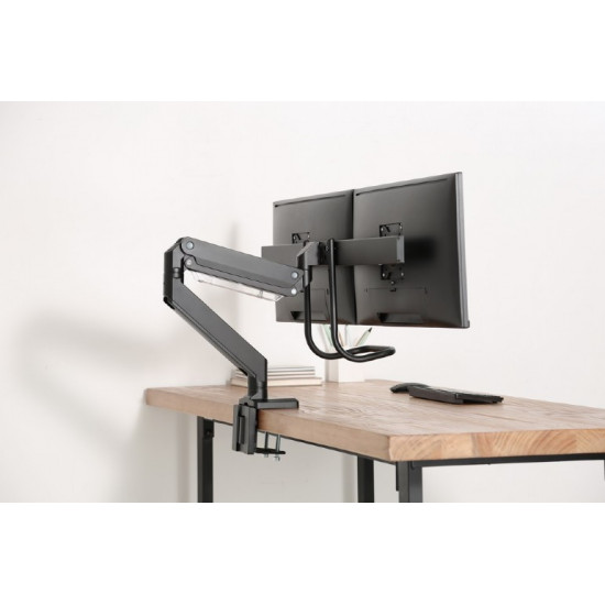 Mounting arm 2 monitors 17-32 inch 8kg