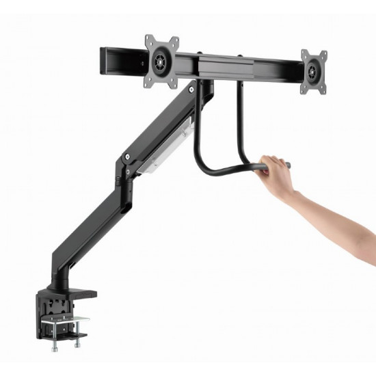 Mounting arm 2 monitors 17-32 inch 8kg