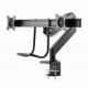 Mounting arm 2 monitors 17-32 inch 8kg