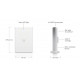 Ubiquiti Acces Point Un ifi 6 In-Wall U6-IW