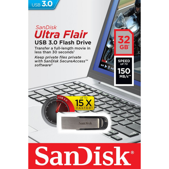 ULTRA FLAIR USB 3.0 32GB (up to 150MB/s)