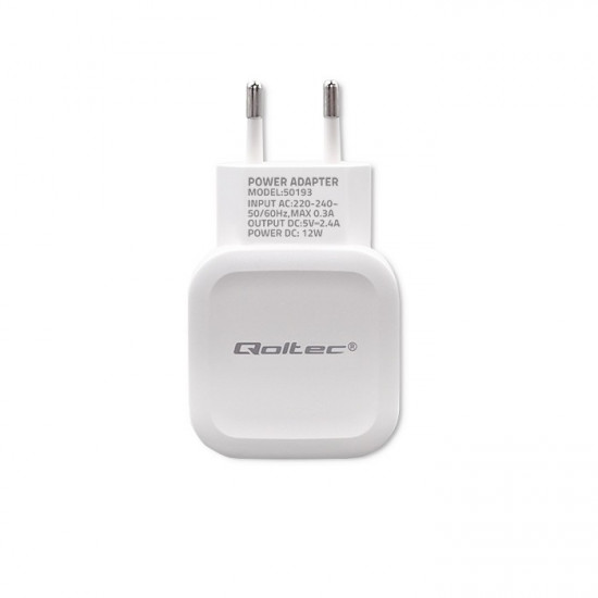 Charger 12W 5V 2.4A USB White