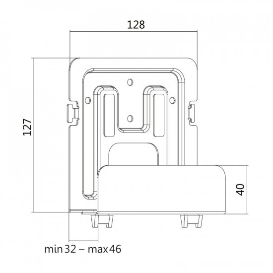 Universal holder for media players