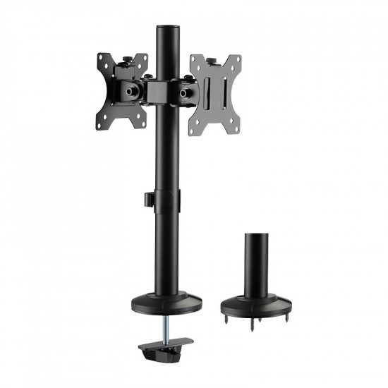 Dual monitor mount 17-32 & 39 , steel