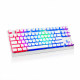 Mechanical keyboard RGB Pudding edition white