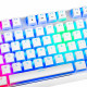 Mechanical keyboard RGB Pudding edition white