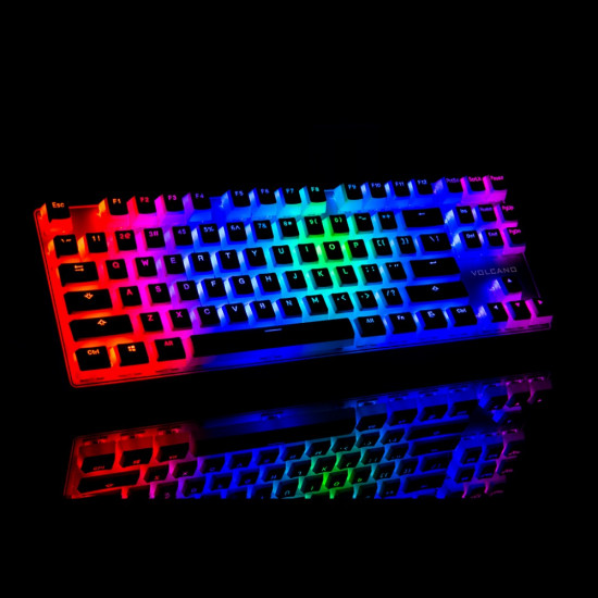 Mechanical keyboard RGB Pudding edition white