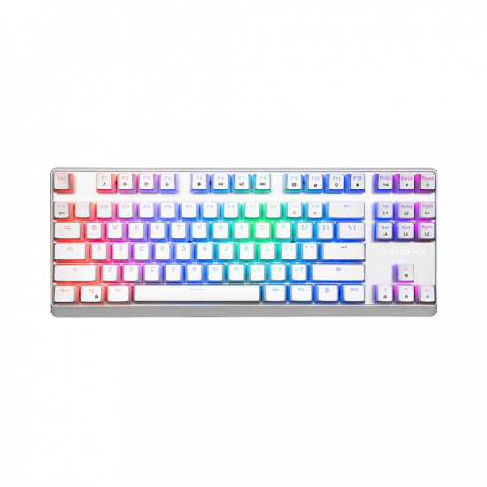 Mechanical keyboard RGB Pudding edition white