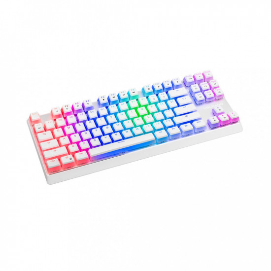 Mechanical keyboard RGB Pudding edition white