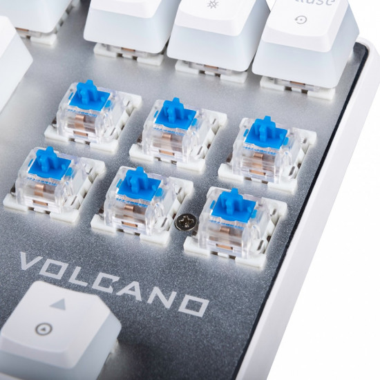 Mechanical keyboard RGB Pudding edition white