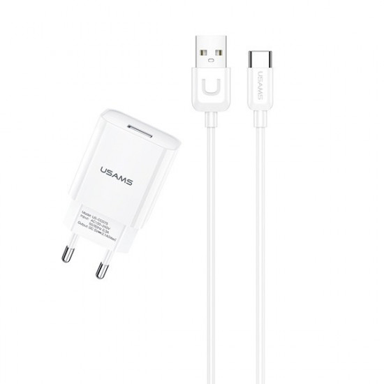 Charger 1xUSB USB-C cable 2,1A T21