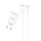 Charger 1xUSB USB-C cable 2,1A T21