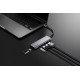 Hub 7-in-1 USB-C USB3.2 Gen1. Type-C, 3xUSB-A HDMI, SD, microSD slot. PD 100W 