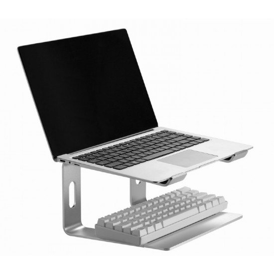 Notebook riser stand 15,6 inches silver