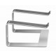 Notebook riser stand 15,6 inches silver