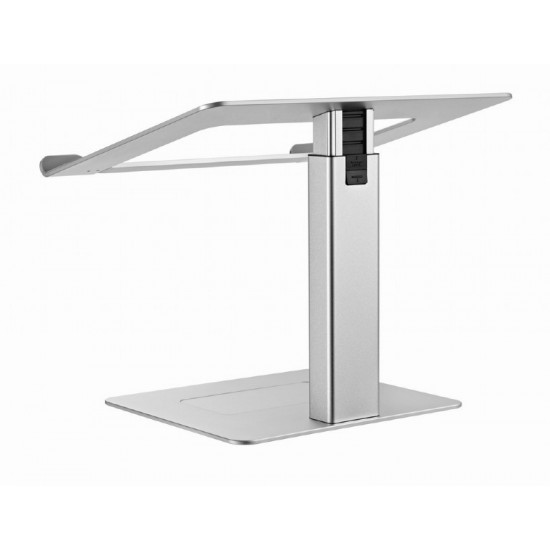 15.6-inch notebook stand with height adjustment, silver