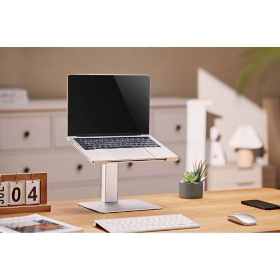 15.6-inch notebook stand with height adjustment, silver