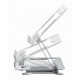 15.6-inch notebook stand, foldable, silver