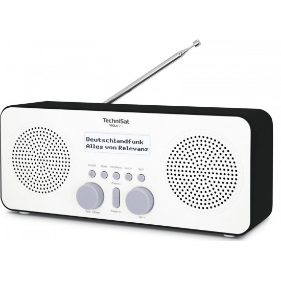 Radio VIOLA 2 S DAB+/FM white-black