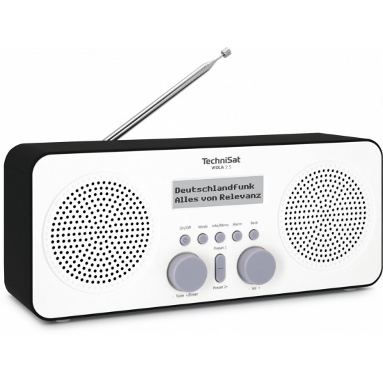 Radio VIOLA 2 S DAB+/FM white-black