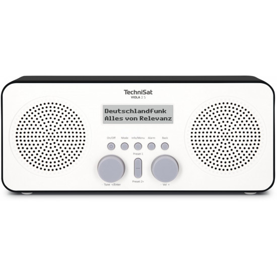 Radio VIOLA 2 S DAB+/FM white-black