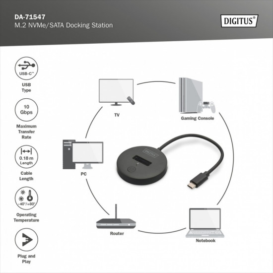 NVMe Docking Station DA-71547