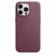 FineWoven fabric case with MagSafe for iPhone 15 Pro Max - mulberry