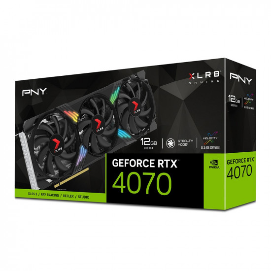 Graphics card GeForce RTX 4070 12GB TRIPLE FAN VCG407012TFXXPB1