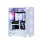 I4 TG ATX Mid Tower 4 fans RGB White