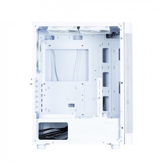 I4 ATX Mid Tower PC Case 6 Fans White