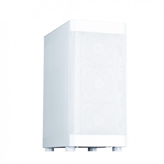 I4 ATX Mid Tower PC Case 6 Fans White