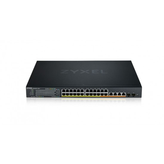 Switch XMG1930-30HP, 24-port 2.5GbE Smart Managed Layer 2 PoE 700W 22xPoE+/8xPoE++ Switch with 4 10GbE and 2 SFP+ Uplink