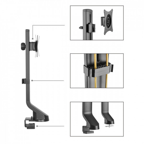 Desk Mount LED 32 LCD Monitor Hanger MC-853